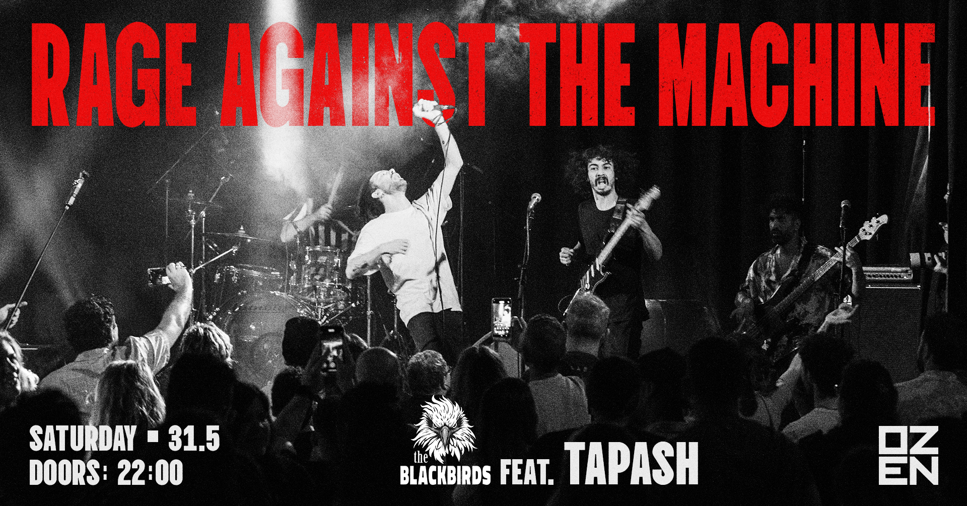הבלאקבירדס ו – Tapash  מחווה ל – Rage Against The Machine