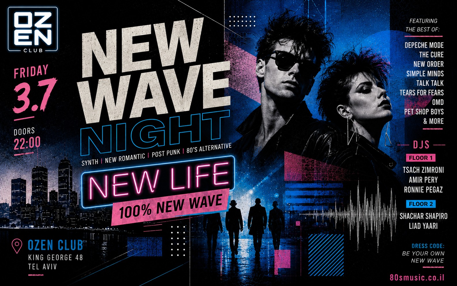 NEW LIFE – New Wave 100% Dancefloor 80S Classics+EBM